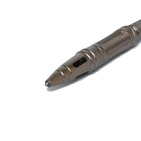 Stilou multifuncțional argintiu Bushman Tactical Pen UNI