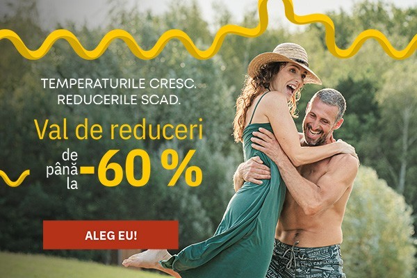 REDUCERI DE VARĂ DE PÂNĂ LA -60%