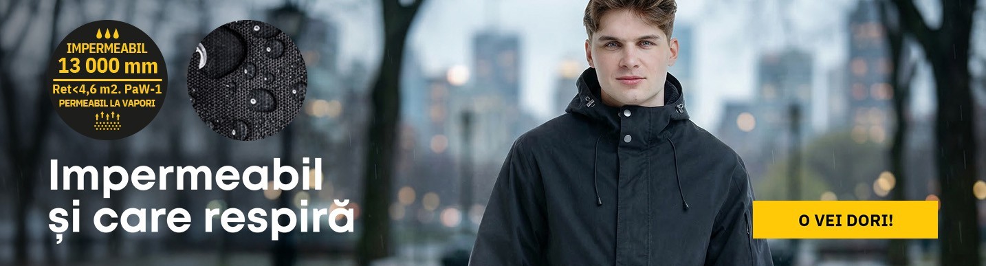 Jachetă impermeabilă pentru bărbați Juatan, negru