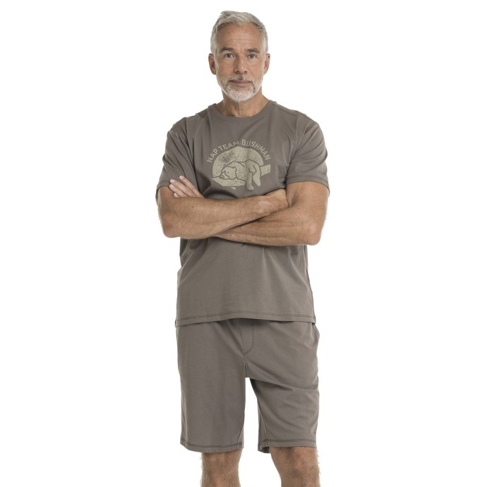 pijamale bărbătești Bushman maro