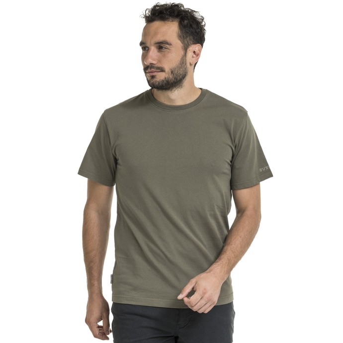 Tricou bărbătesc cu guler rotund, model Bushman kaki