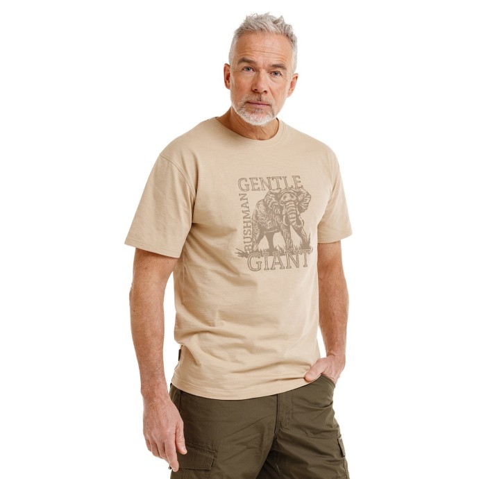 Bushman Tricou bărbătesc Kay, maro-sand