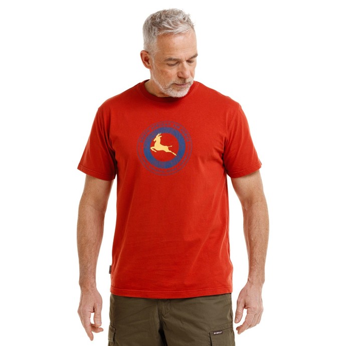 Bushman Tricou bărbătesc Moor, terracotta