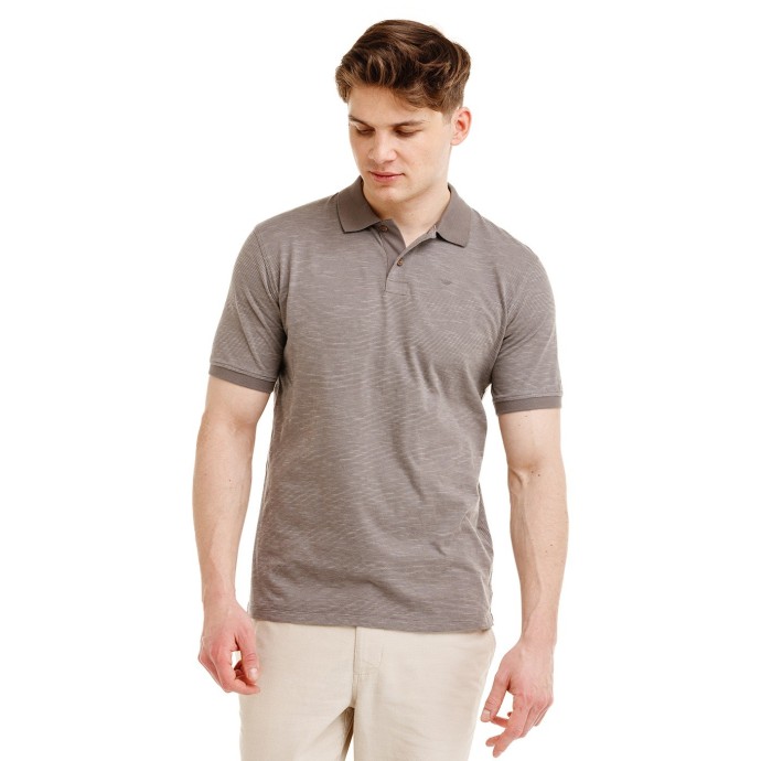 Bushman Tricou polo bărbătesc Keith II, gri închis