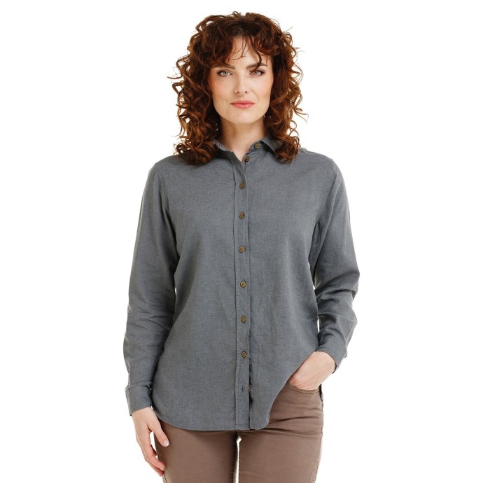 Bushman Cămașă de damă Fatima, gri-albastru închis