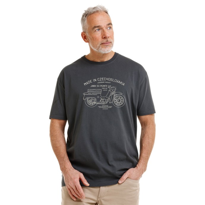 Bushman Tricou bărbătesc Legend Jawa 20, gri închis
