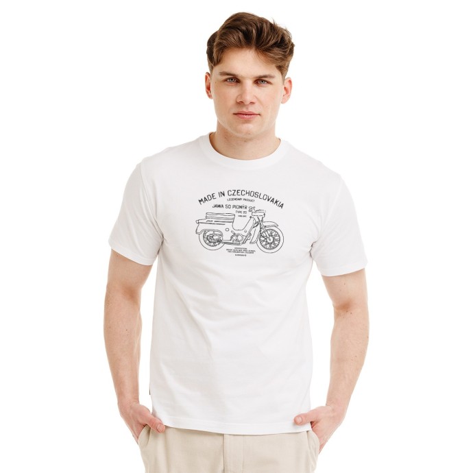 Bushman Tricou bărbătesc Legend Jawa 20, alb