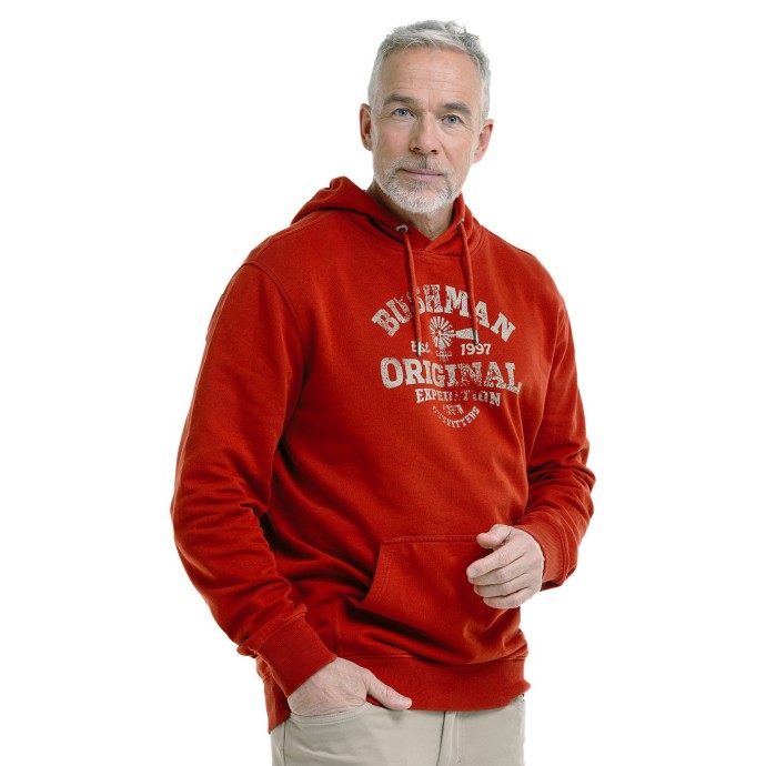 Bushman Hanorac bărbătesc Kaderu, roșu