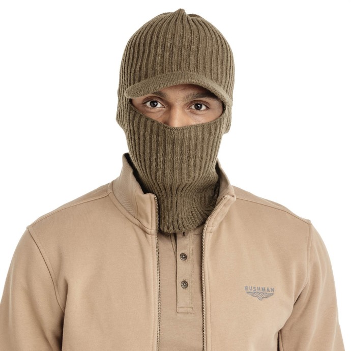 Cagulă si caciula Balaclava kaki