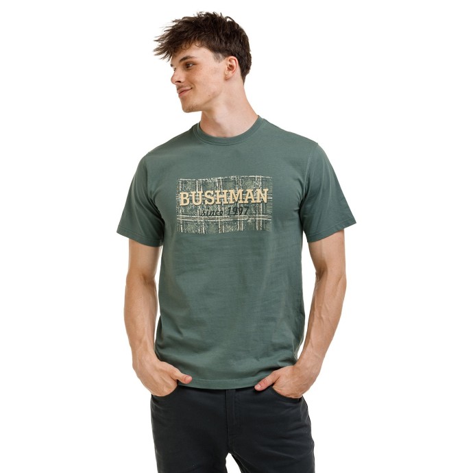 BUSHMAN Tricou bărbătesc Forth, din bumbac, verde