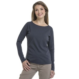 Tricou Bushman pentru femei din bumbac pima, albastru închis