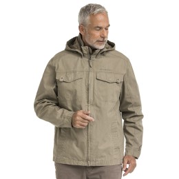 Jachetă de tranziție pentru bărbați Bushman cu glugă detașabilă, maro