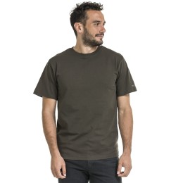 Tricou bărbătesc cu guler rotund, model Bushman maro închis