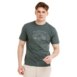 Bushman Tricou bărbătesc Legend Jawa 20, verde închis