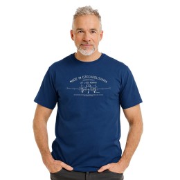 Bushman Tricou bărbătesc Legend L-200, albastru închis