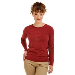 BUSHMAN Tricou de damă Quany, burgundy