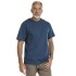 Tricou bărbătesc cu guler rotund, model Bushman albastru închis