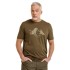 Bushman Tricou bărbătesc Lasal, khaki închis