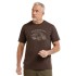 Bushman Tricou bărbătesc Legend Jawa 20, maro închis