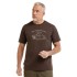 Bushman Tricou bărbătesc Legend Velorex, maro închis